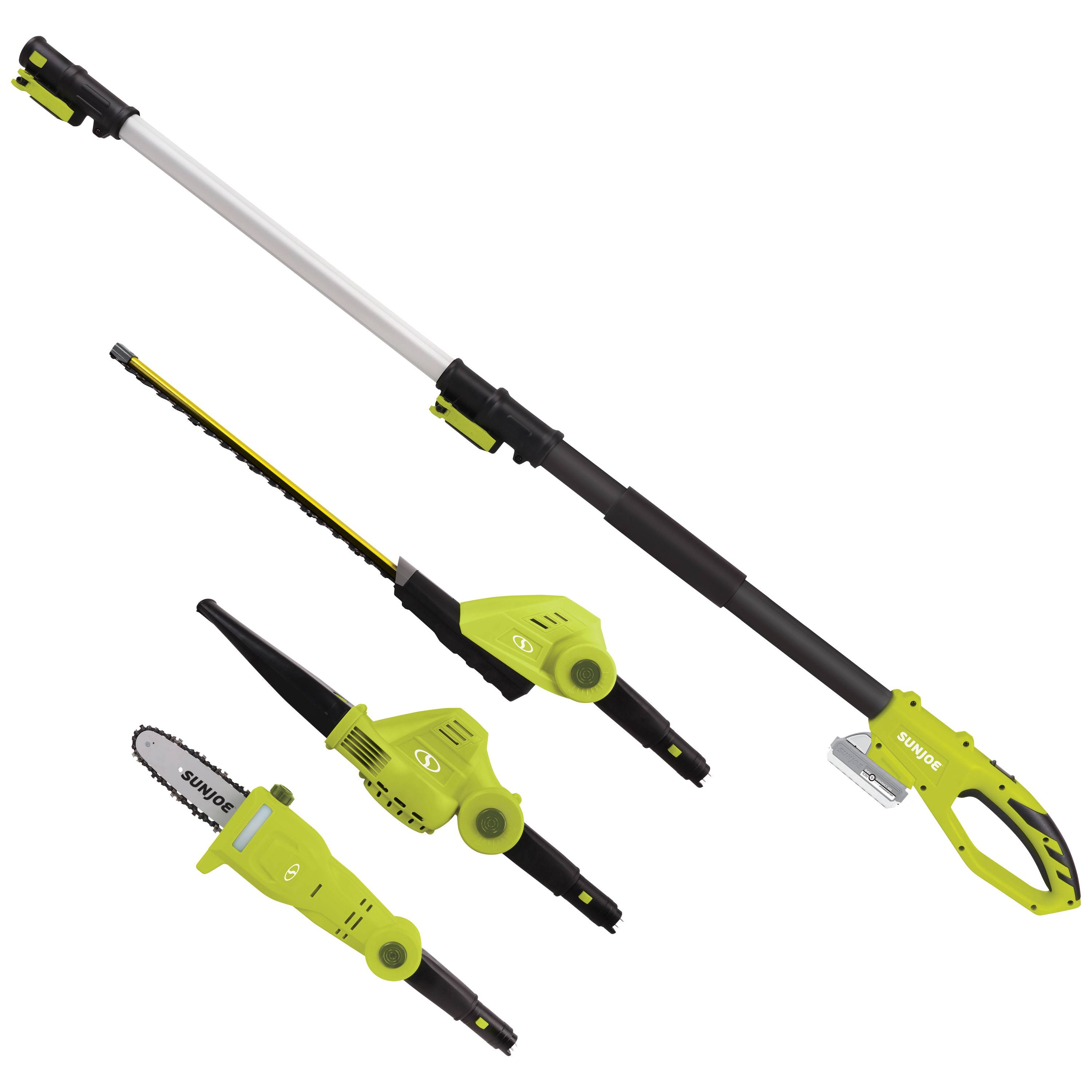 Sun Joe GTS4001C-RM Cordless Lawn Care System | Hedge Trimmer | Pole Saw | Leaf Blower (Certified Refurbished)