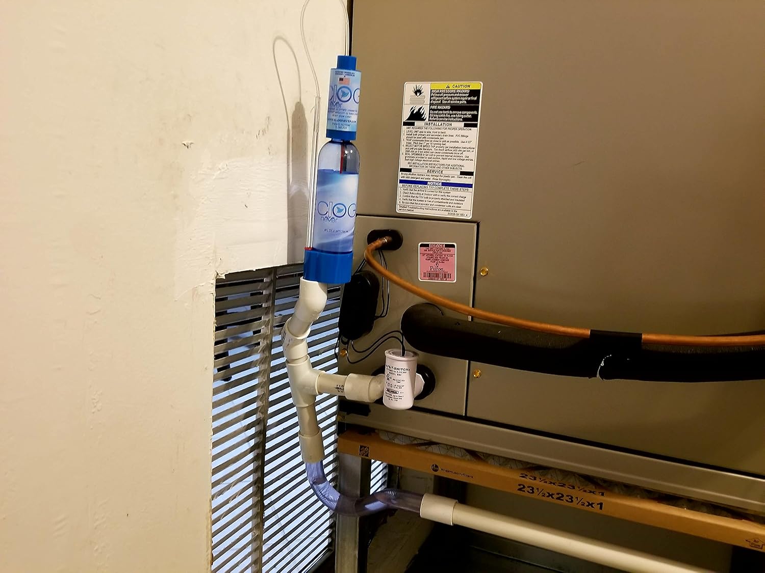 Automatic AC Drain line Buildup solution for Air Conditioners, CONTRACTOR PRICING AVAILABLE
