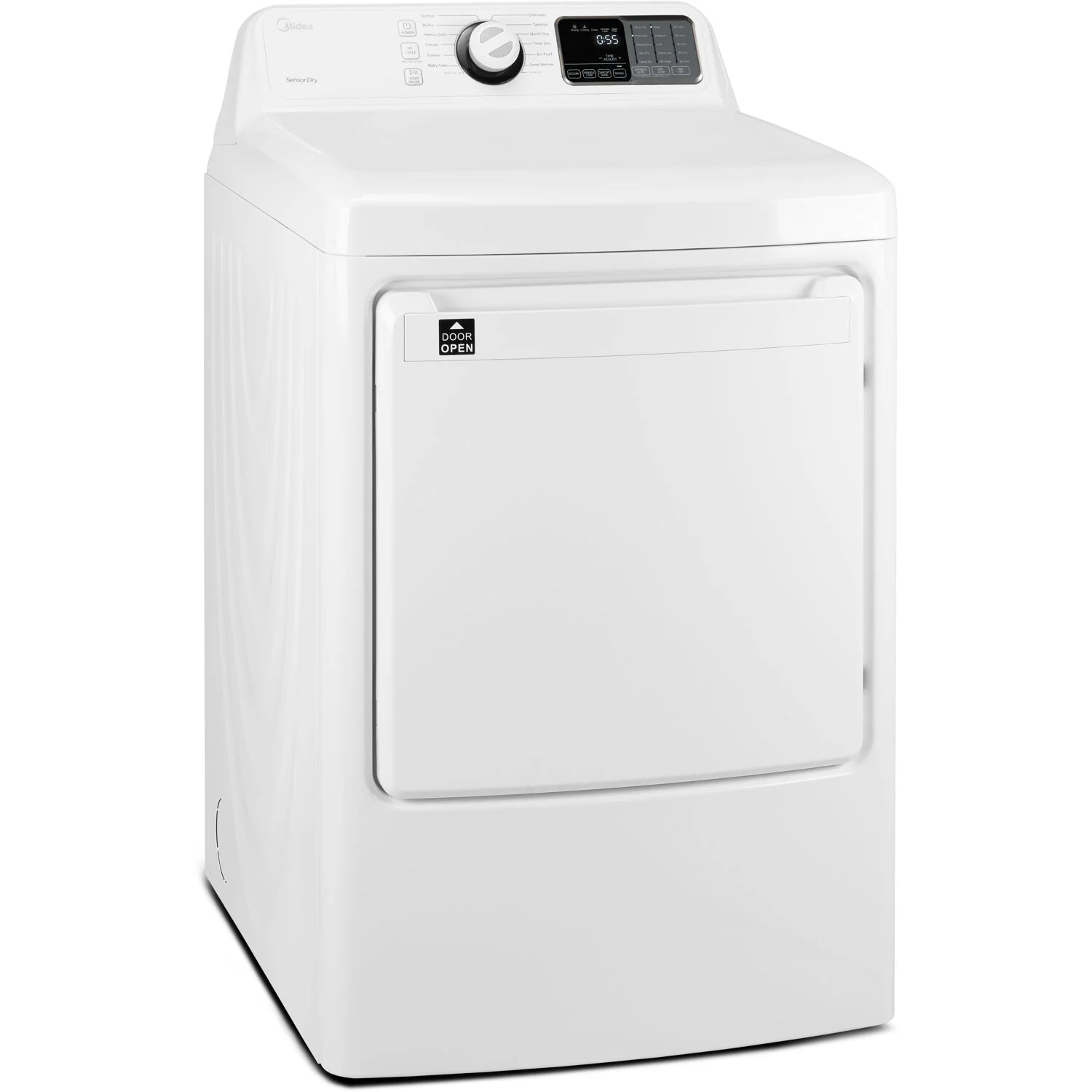 Midea 7.5-Cu. Ft. Front Load Electric Dryer, White