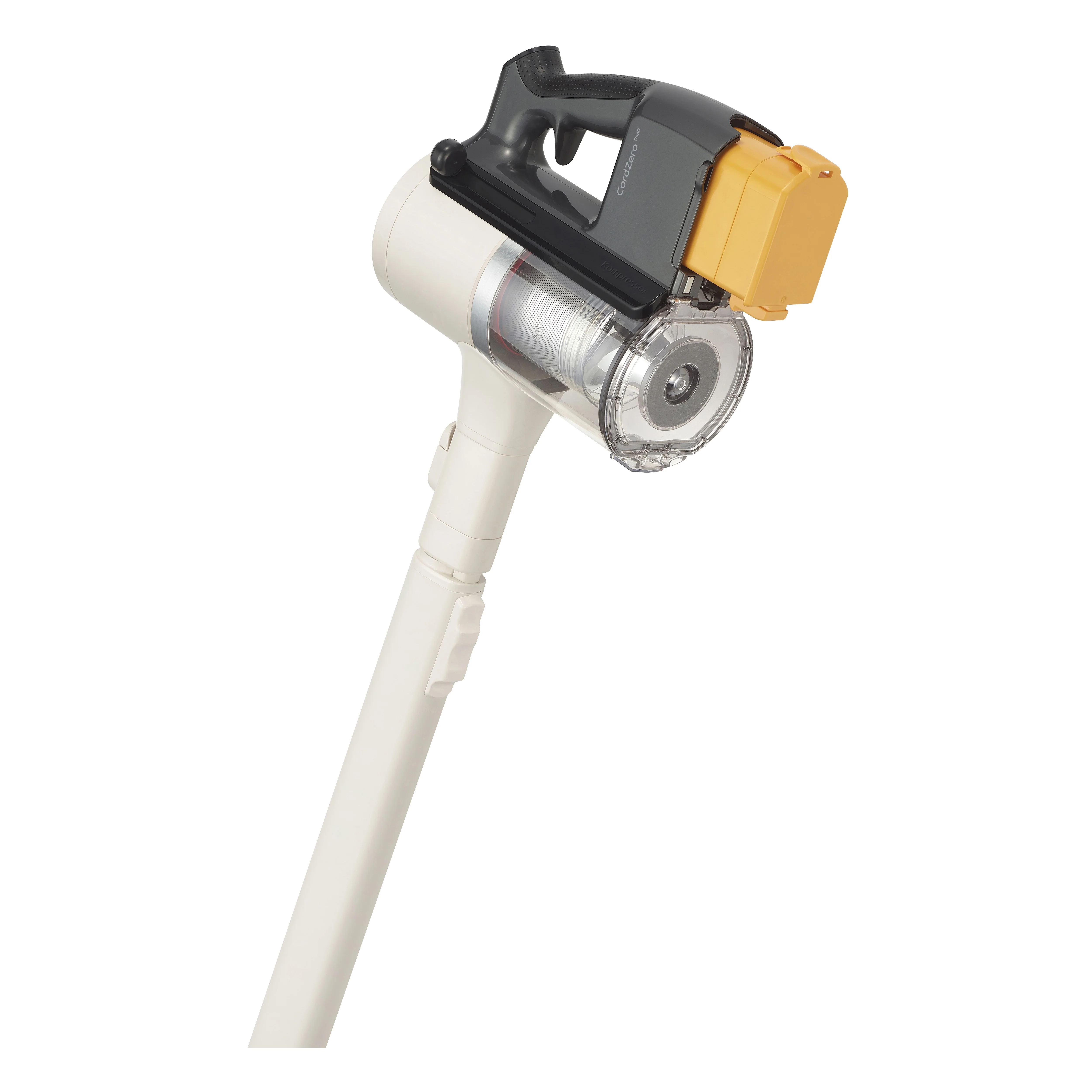 LG - A939KBGS CordZero All in One Auto Empty Cordless Stick Vacuum - Sand Beige