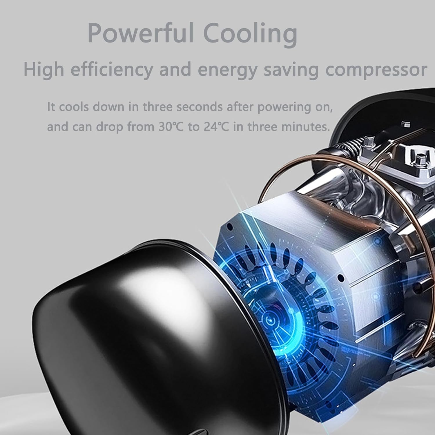 5121BTU Fast Cooling Outdoor Air Conditioner, Portable Ac Tent Air Conditioner,Cooling/Heating,12V/24V DC, 3 Wind Speeds，Dehumidification, timing,500W Low Power Consumption Camping Tent, RV