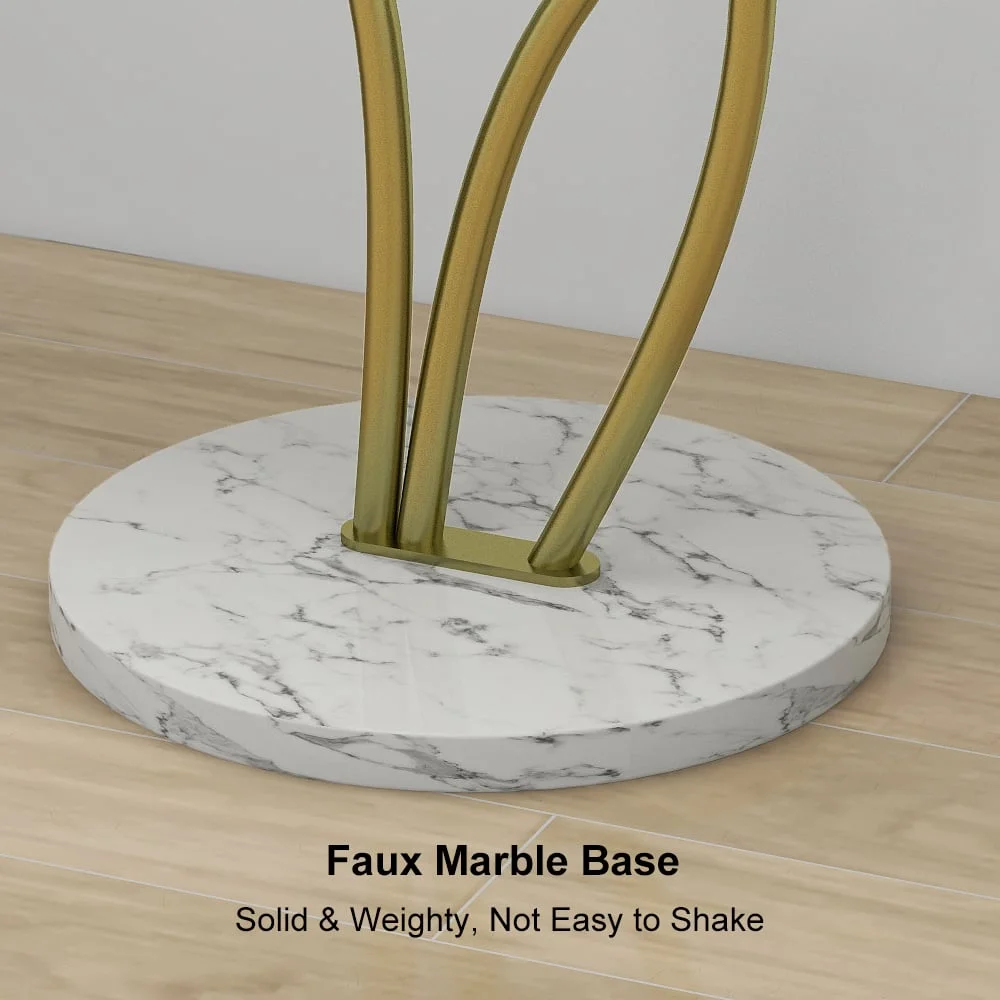 Homary Modern Tall Metal Plant Stand Indoor 3 Tier Corner Planter in Gold