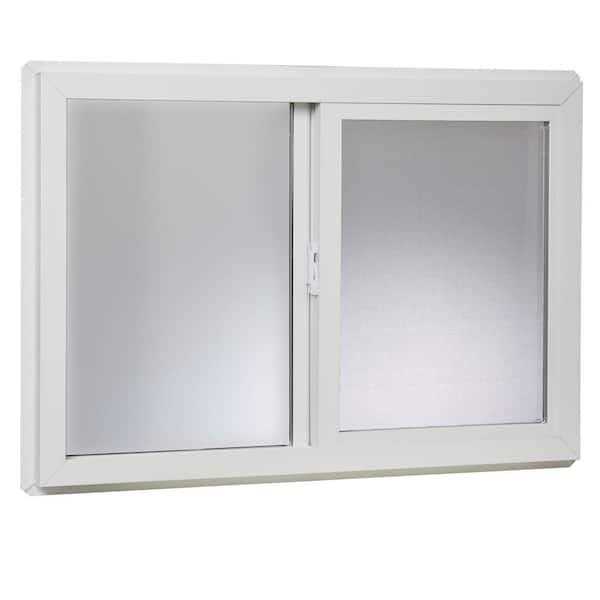 TAFCO Windows 31.75 in. x Left-Hand Single Sliding Vinyl Window with Dual Pane Insulated Glass - Shop Hardware Tools Online Store