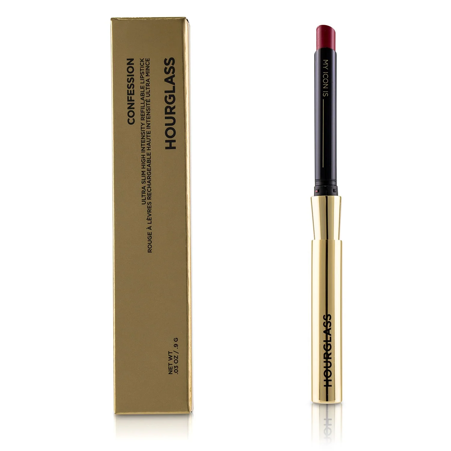 HourGlass Confession Ultra Slim High Intensity Refillable Lipstick - #I Can't Live Without (Red Currant)  0.9g/0.03oz