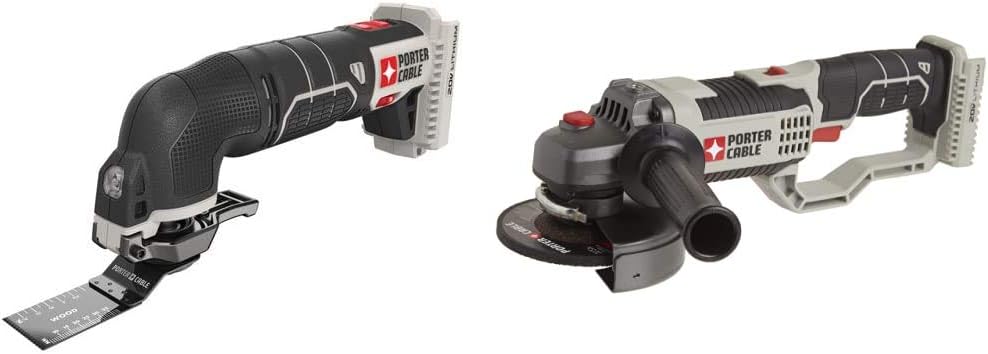 PORTER-CABLE 20V MAX* Oscillating Tool with 11-Piece Accessories, Tool Only (PCC710B)