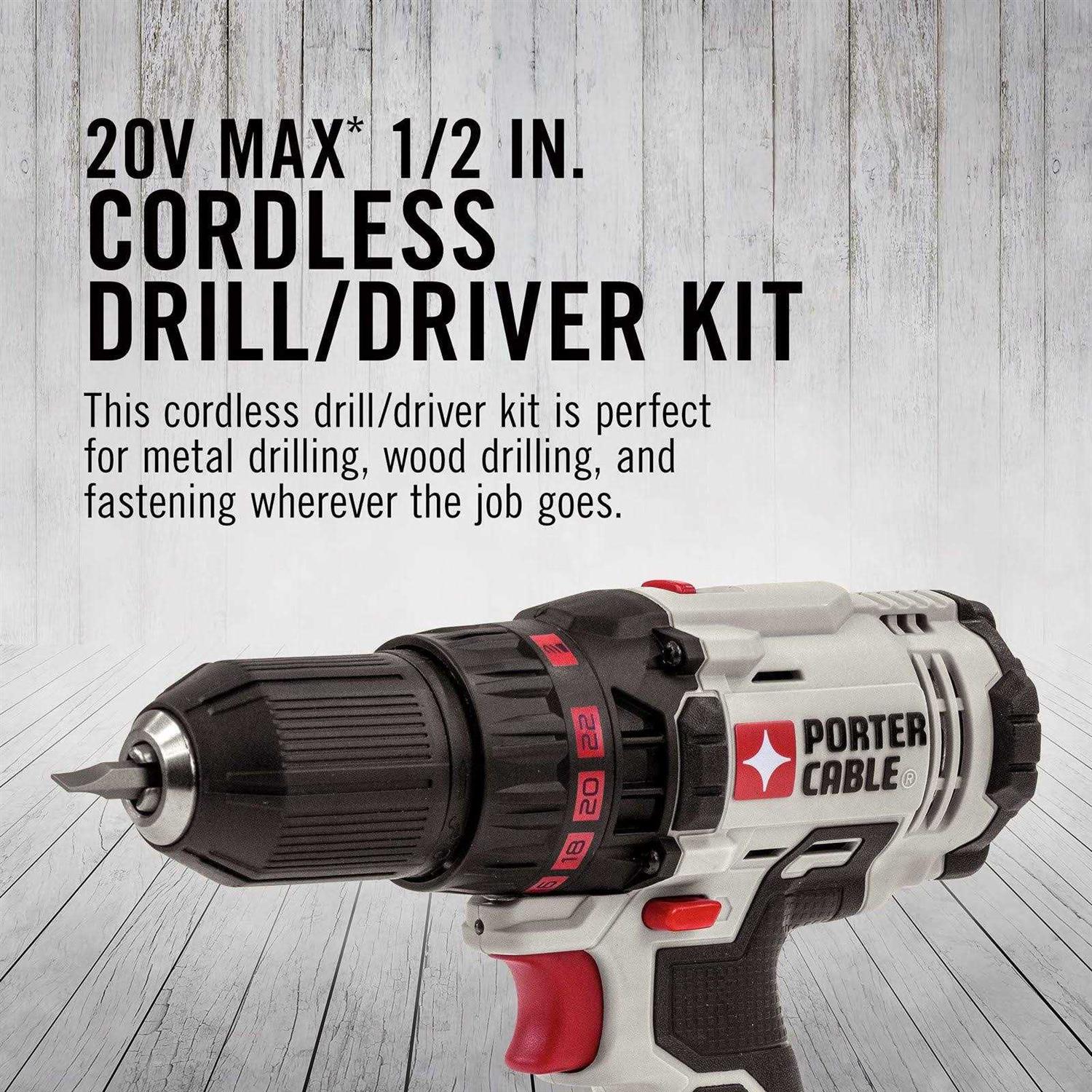 Porter-Cable 1/2 Cordless Drill PCC601 - Shop Hardware Tools Online Store