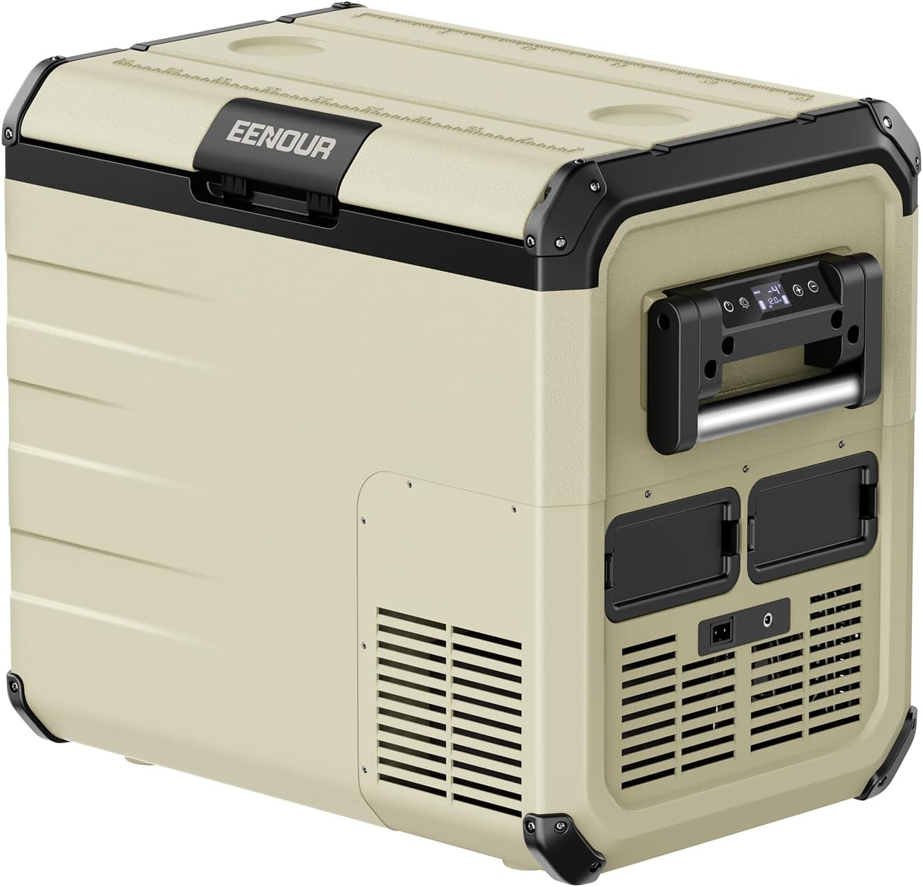EENOUR 12V Refrigerator Portable Freezer 48 Quart/45L Battery Powered Car Fridge Energy Saving Compressor Cooler -4~50℉ 12/24V DC 110~240V AC Fast Cooling Perfect for RV Truck Van Camping Sailboat