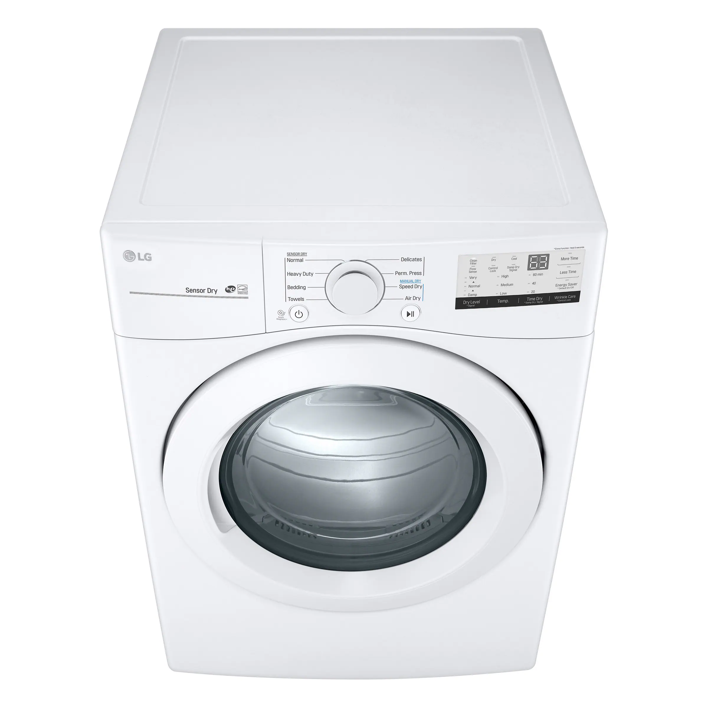 LG WHITE 7.4 CU. FT. ULTRA LARGE CAPACITY ELECTRIC DRYER - DLE3400W