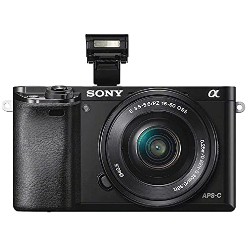 Sony Alpha a6000 Mirrorless Digital Camera with 16-50 mm Lens, 24 MP (White)