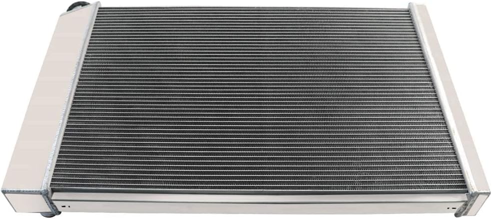 Primecooling 4 Row All Aluminum Radiator +2X12" Fans and Shroud for GMC Chevy C/K Series Pickup Truck/Jimmy V8 Enigne 1973-91