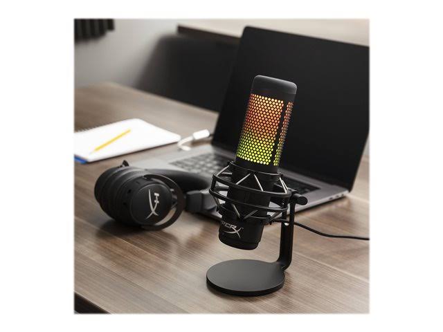 HyperX QuadCast S RGB USB Condenser Microphone - Black
