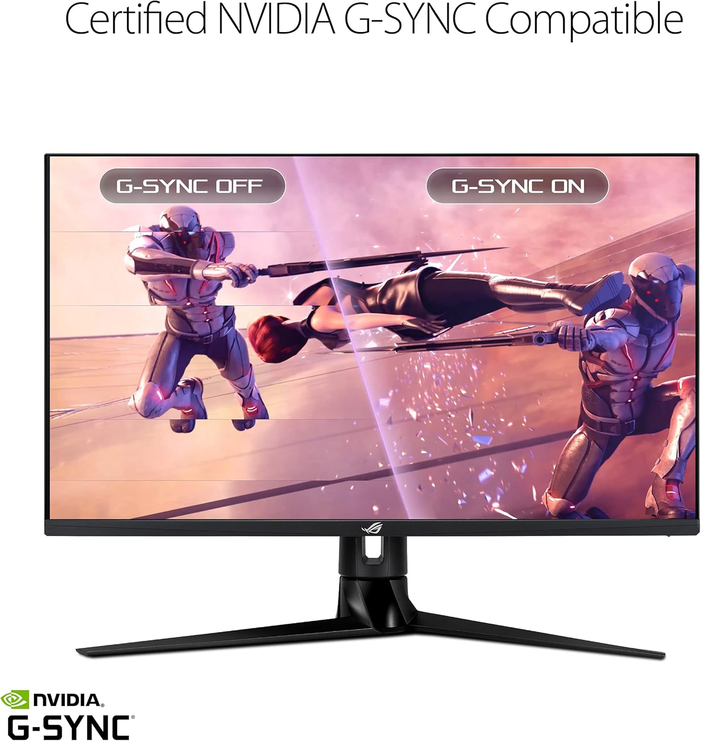 ASUS ROG Swift PG32UQ 32” 4K HDR 144Hz DSC HDMI 2.1 Gaming Monitor, UHD (3840 x 2160), IPS, 1ms, G-SYNC Compatible, Extreme Low Motion Blur Sync, Eye Care, DisplayPort, USB, DisplayHDR 600