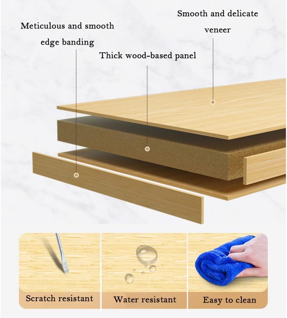 Flexible Bookcases 360° Rotating Bookshelf Wooden Square Standing Bookcase Space Saving Simple Bookshelves Living Room Book Rack Perfect Furniture