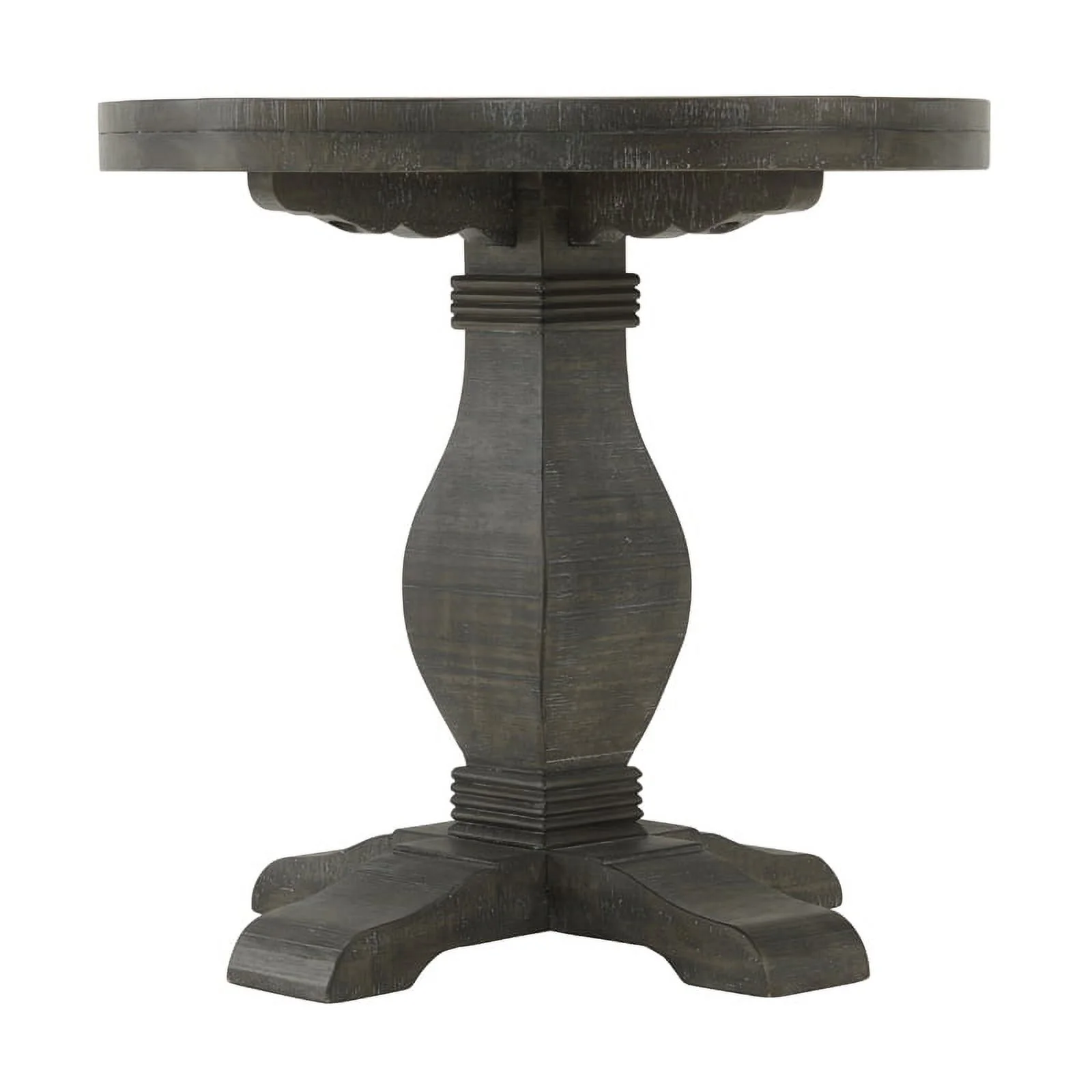 Home Square 2-Piece Set with Napa Solid Wood Coffee Table & End Table in Gray