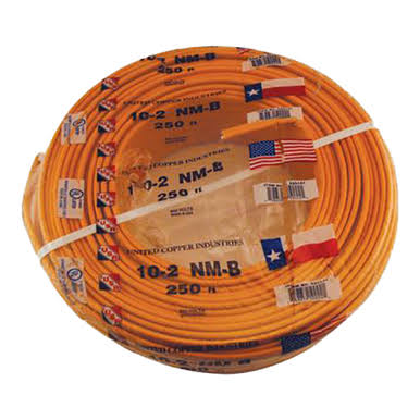 Diversitech 620-6-2 Non-Metallic Sheathed Cable Romex WIRE, 6 AWG, 125 ft. per Pack