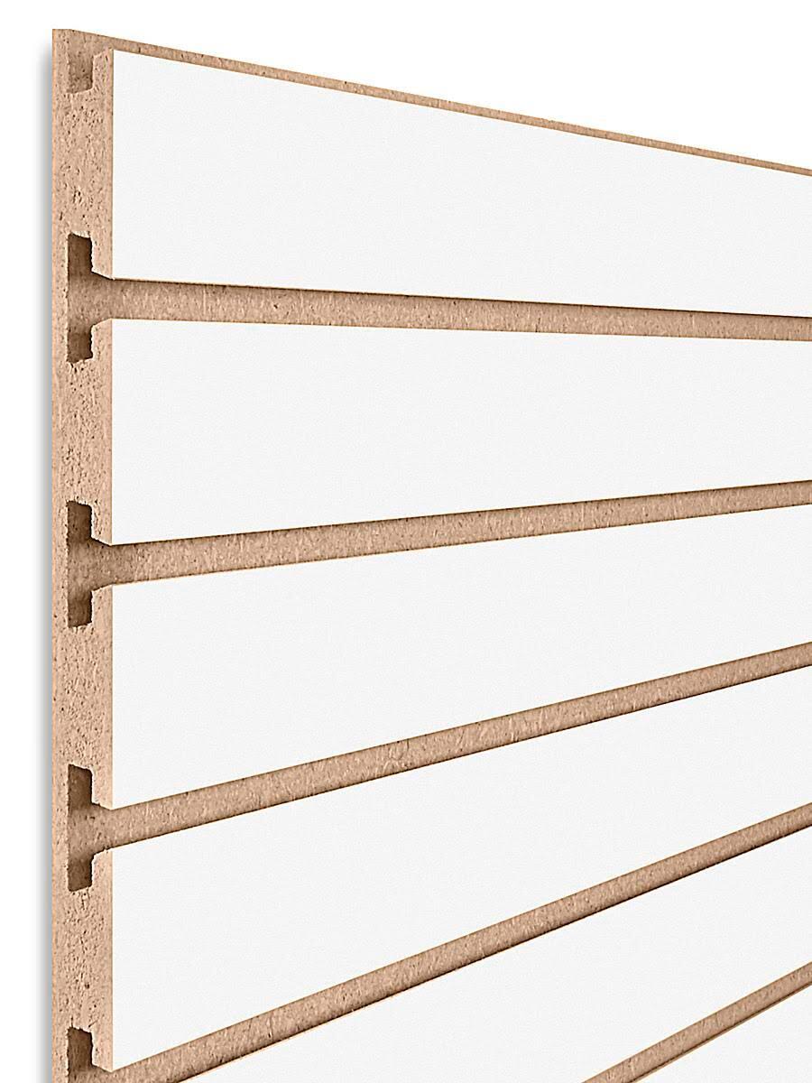 2 ft. x 4 ft. White Slatwall Easy Panel (2-Piece per Box)