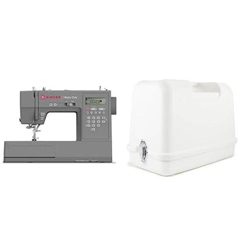 SINGER Heavy Duty 6620C Computerized Sewing Machine with Accessories | 215 Stitches, LCD Screen, Built-In Needle Threader | Easy Setup, Durable Metal Frame, Ideal for Clothes & Home Projects