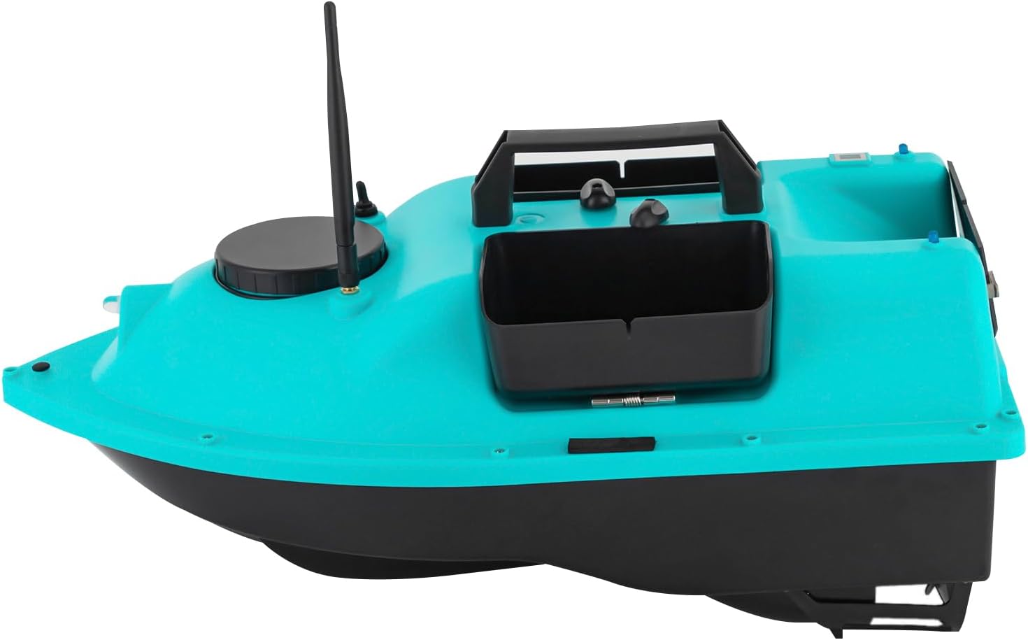 Fishing Bait Boat, 52W RC Fishing Boat with Remote Control & LCD Screen,Max 10000rpm Bait Boat for Surf Fishing, Mini ABS Fishing Bait Boat with Master Antenna & Dual 390 Motors for Hook Delivery