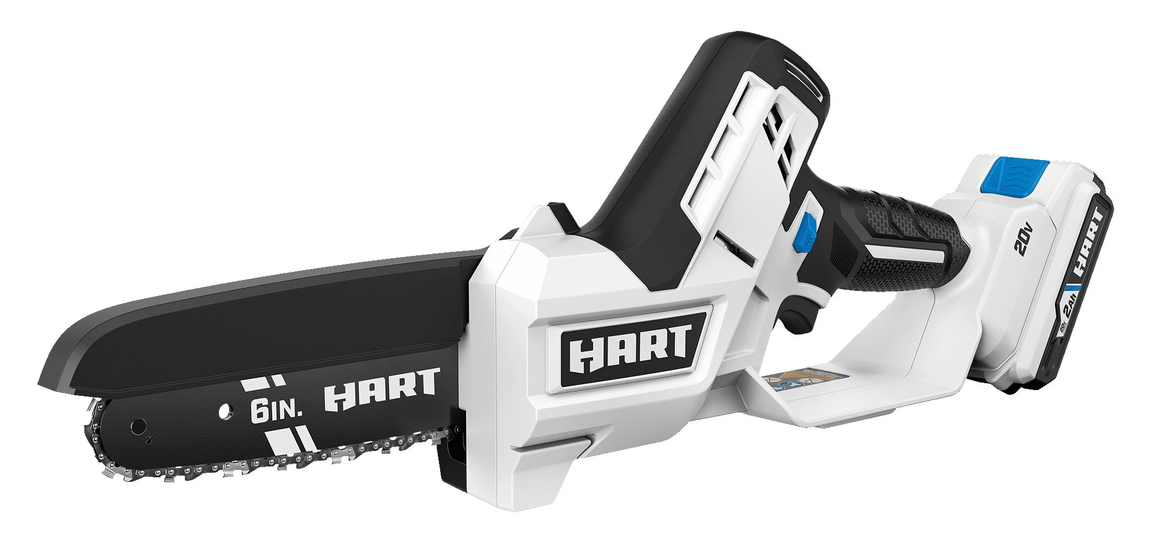 HART 20-Volt 6-inch Battery-Powered Pruning Saw Kit, (1) 2.0Ah Lithium-Ion Battery