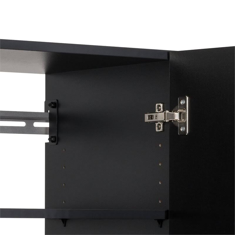 Prepac HangUps 36x22 Upper Storage Cabinet, Black