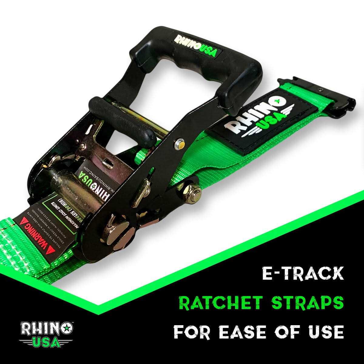 Rhino USA UTV Wheel Chock Tie-Down Kit