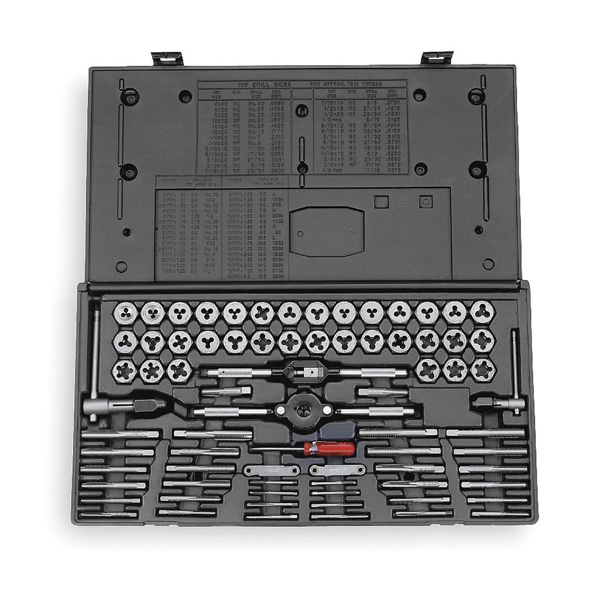 Vermont American 21741 Tap and Die Set, 75 PC, Carbon Steel
