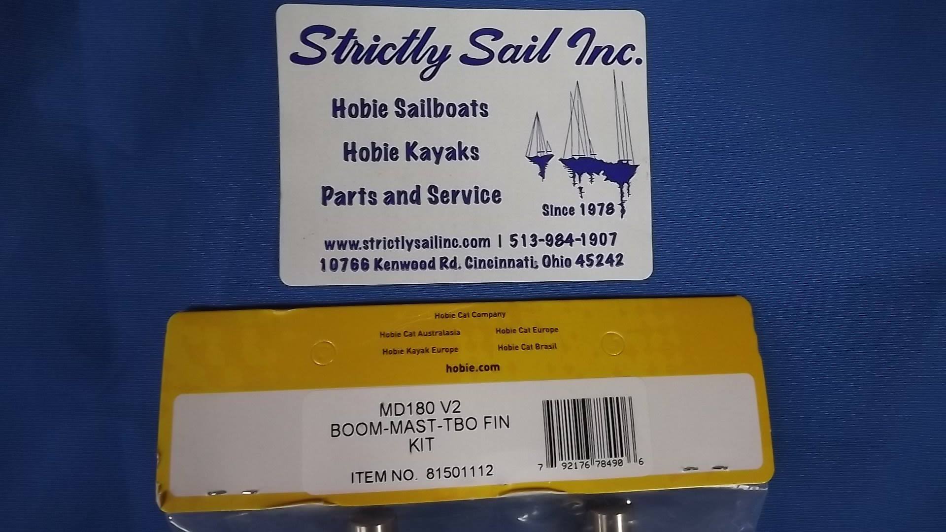 Hobie MD180 V2 Boom Mast Turbo Fin Kit