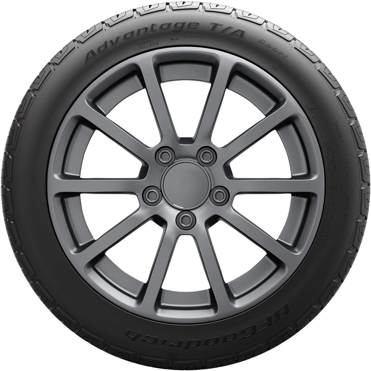 BFGoodrich Advantage T/A Sport All-Season Radial Car Tire for Passenger Cars, 225/60R18 100V