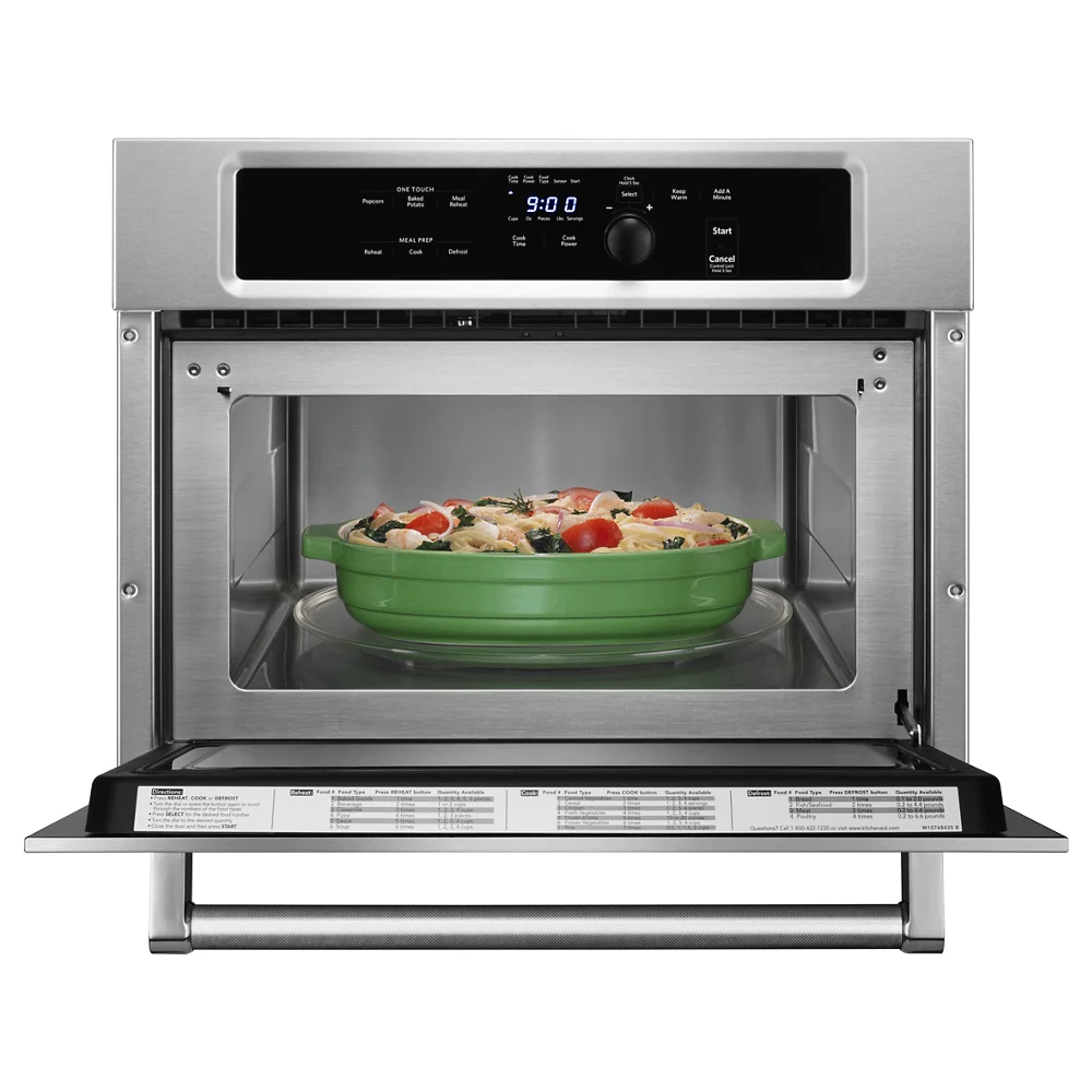 Kitchenaid Kmbs104e 24" Wide 1.4 Cu. Ft. Built-In Microwave - Stainless Steel