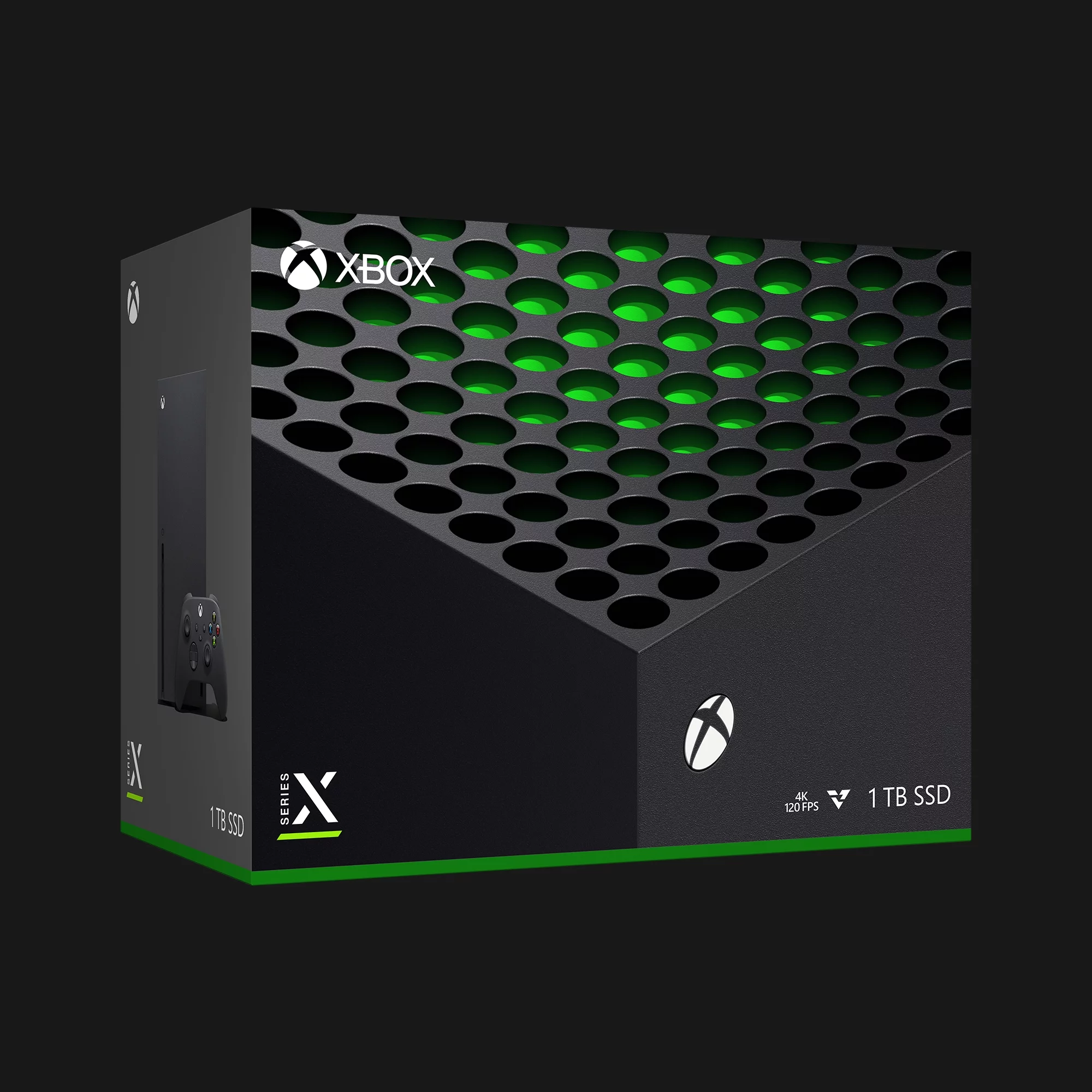 Microsoft Xbox Series X Console with 1TB SSD (RRT-00001) - Black Powever Bundle (JP Edition)