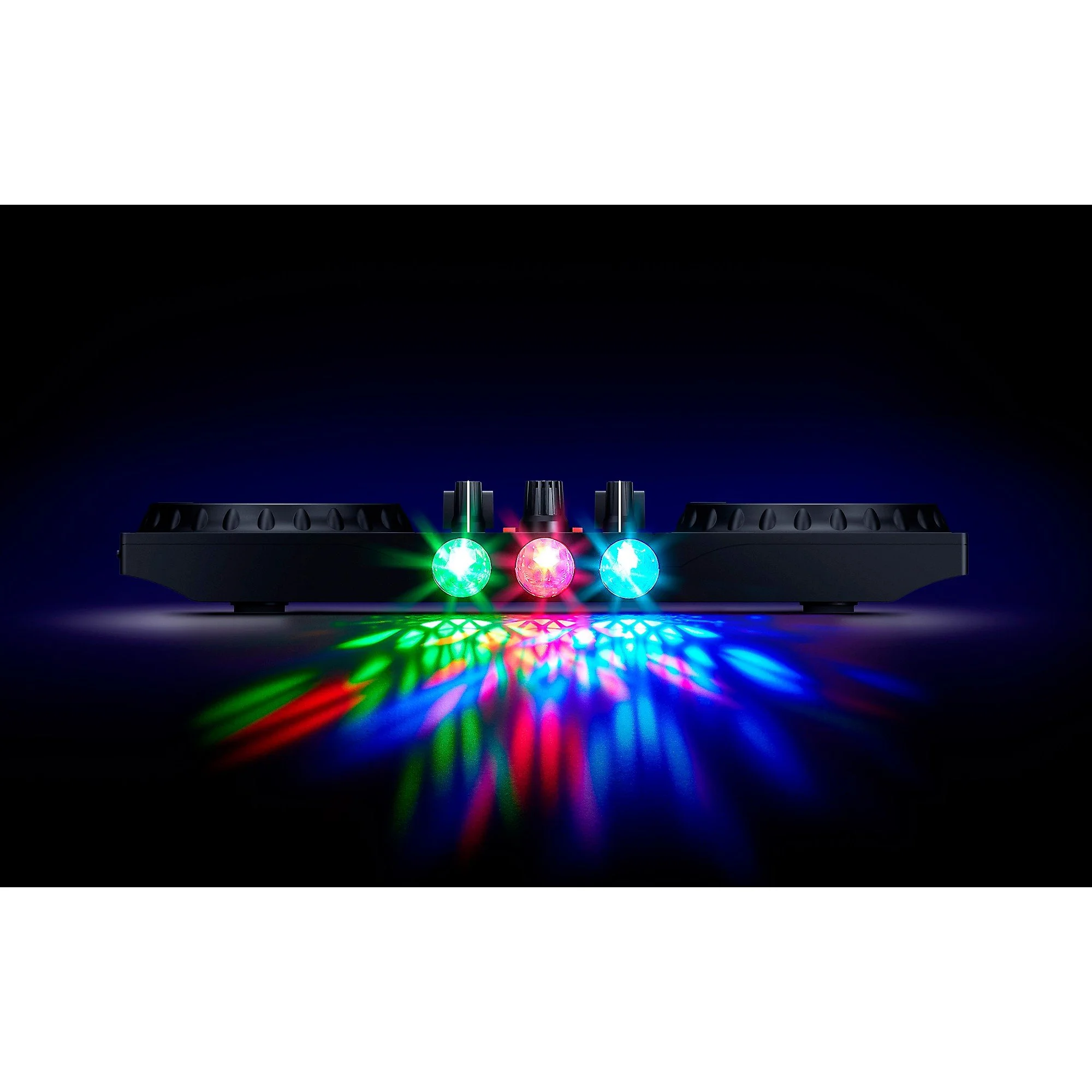 Numark Beginners Party Mix II - DJ Controller Set with Built-In Lights, Mixer for Serato Lite and Algoriddim Pro AI