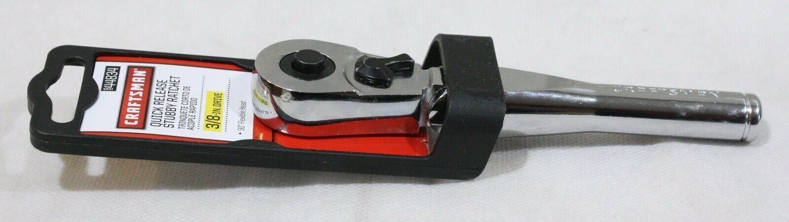 Craftsman 3/8x22 Drive Stubby Flex Head Teardrop Ratchet 44834