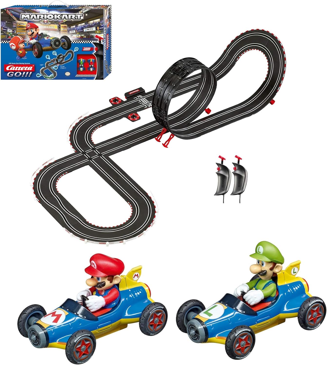 Carrera GO!!! 62482 Speed Grip Electric Slot Car Racing Track Set 1:43 Scale (20062482)