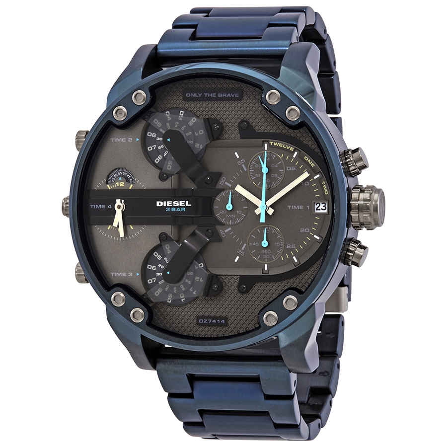 Diesel Mr. Daddy 2.0 Chronograph Quartz Grey Dial Men's Watch DZ7414