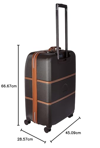 DELSEY PARIS Chatelet Air 2.0 Hardside Luggage with Spinner Wheels, Angora, Checked-Large 28 Inch