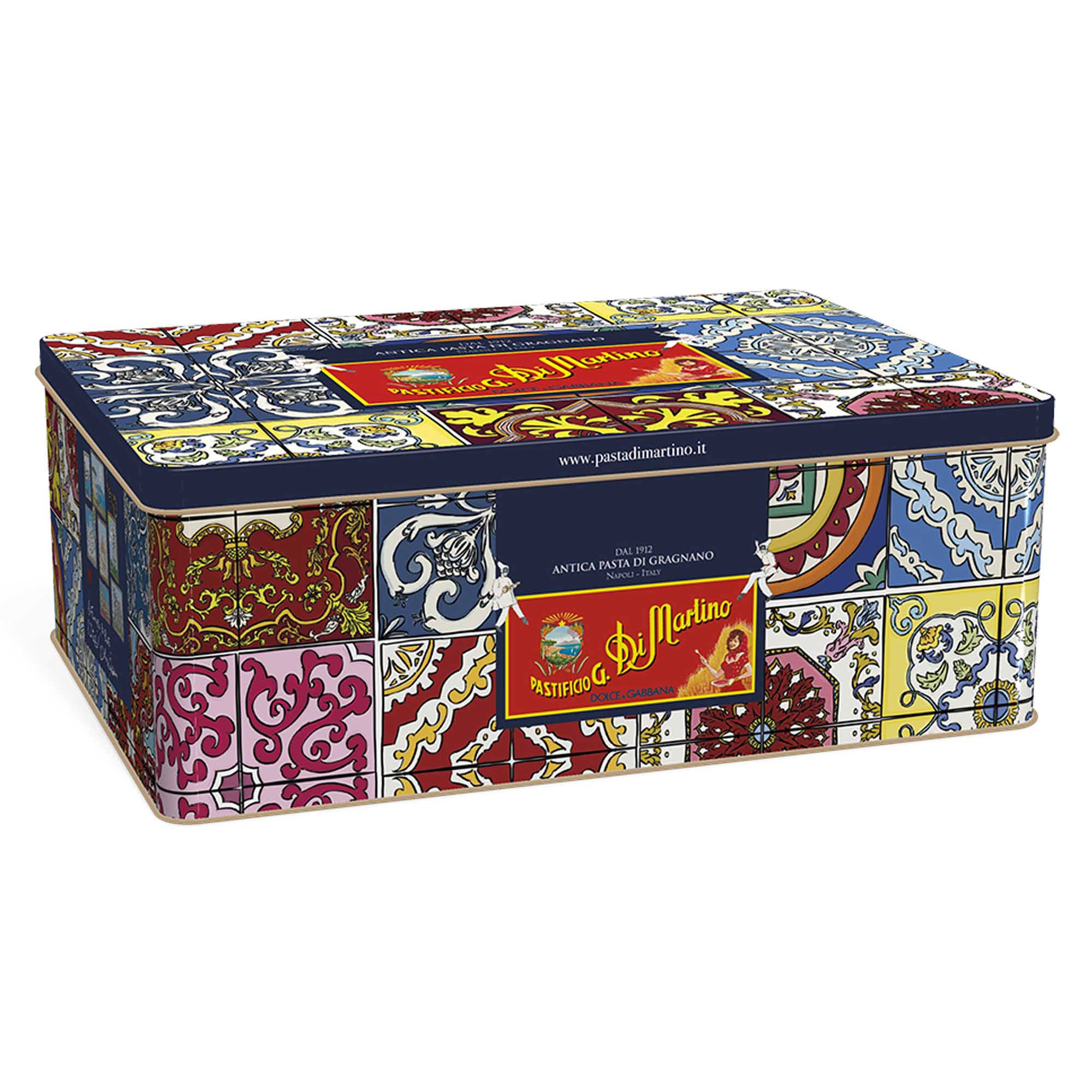 di Martino Dolce u0026 Gabbana Pasta u0026 Apron Tin Box Set, 5.1 lb/2.3 kg