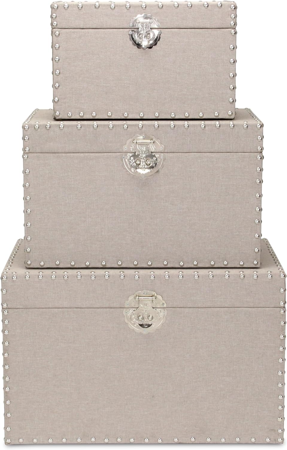 Cheung's Wooden Trunk Set, Tan