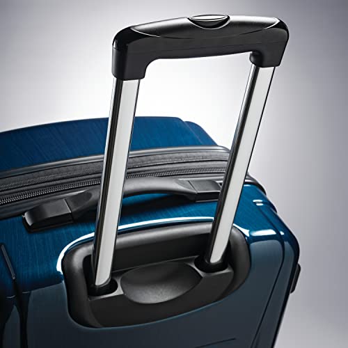 Samsonite Winfield 2 Hardside Expandable Luggage with Spinner Wheels, Brushed Anthracite, Checked-Large 28-Inch