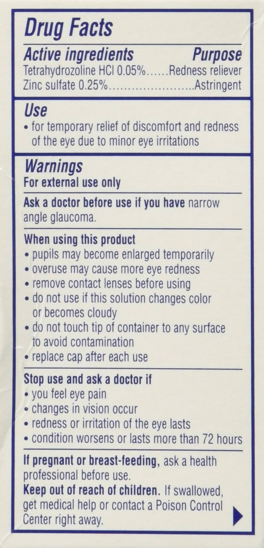 Visine Itchy Eye Relief, A.C. - 0.5 fl oz