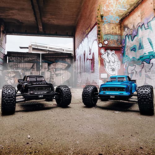 ARRMA 1/8 Notorious 6S V5 4WD BLX Stunt RC Truck with Spektrum Firma RTR (Transmitter and Receiver Included, Batteries and Charger Required), Black, ARA8611V5T1