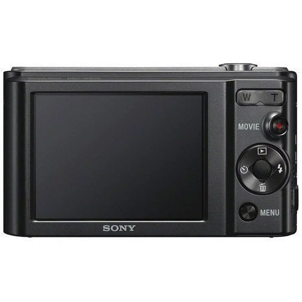 Sony Cyber-shot DSC-W800 Digital Camera (Black) + Deal-Expo Premium Accessories Bundle