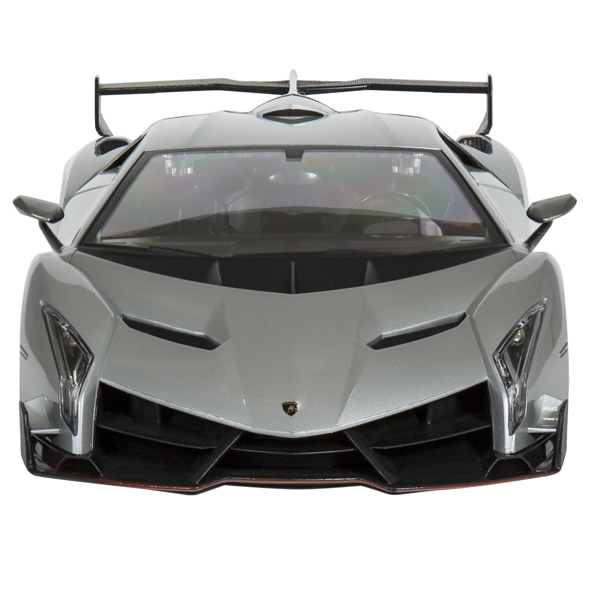 Best Choice Products RC Lamborghini Veneno Gravity Sensor Radio Remote Control Car - 1/14 Scale - Silver