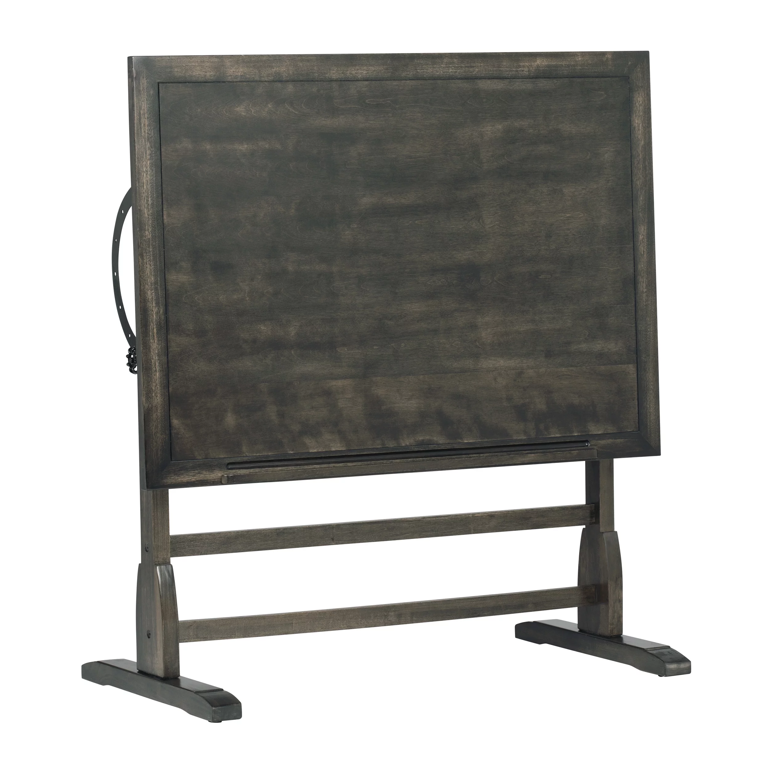 Vintage Solid Wood Drawing/Drafting Table with 42" x 30" Adjustable Tilting Top