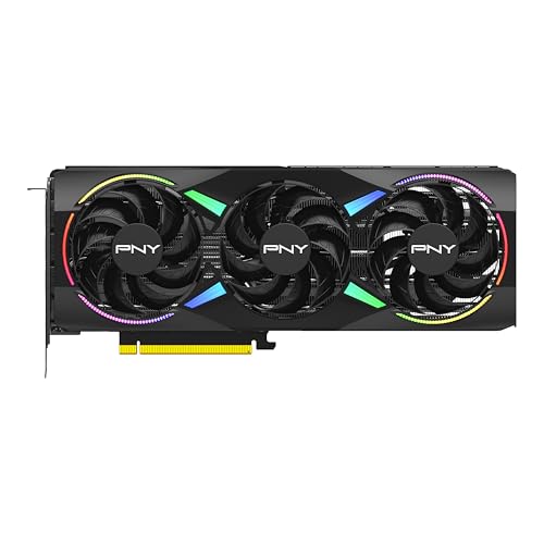 PNY NVIDIA GeForce RTX™ 5070 12GB ARGB Overclocked Triple Fan Graphics Card (DLSS 4, PCIe® 5.0, HDMI®/DP 2.1, 2.4-Slot, Epic-X™ RGB Lighting)