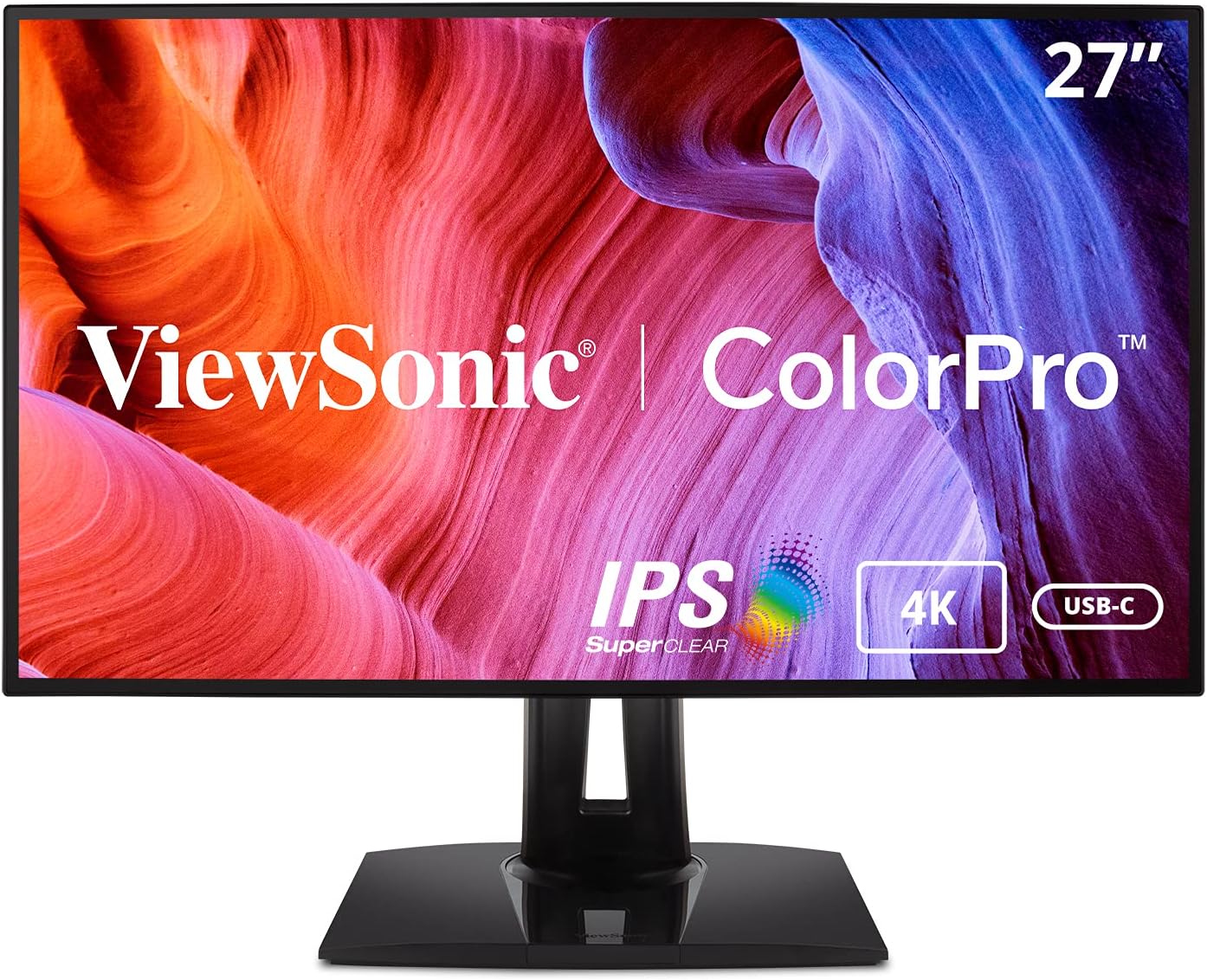 ViewSonic VP2468a 24-Inch Premium IPS 1080p Monitor with Advanced Ergonomics, ColorPro 100% sRGB Rec 709, 14-bit 3D LUT, Eye Care, 65W USB C, RJ45, HDMI, DP Daisy Chain for Home and Office