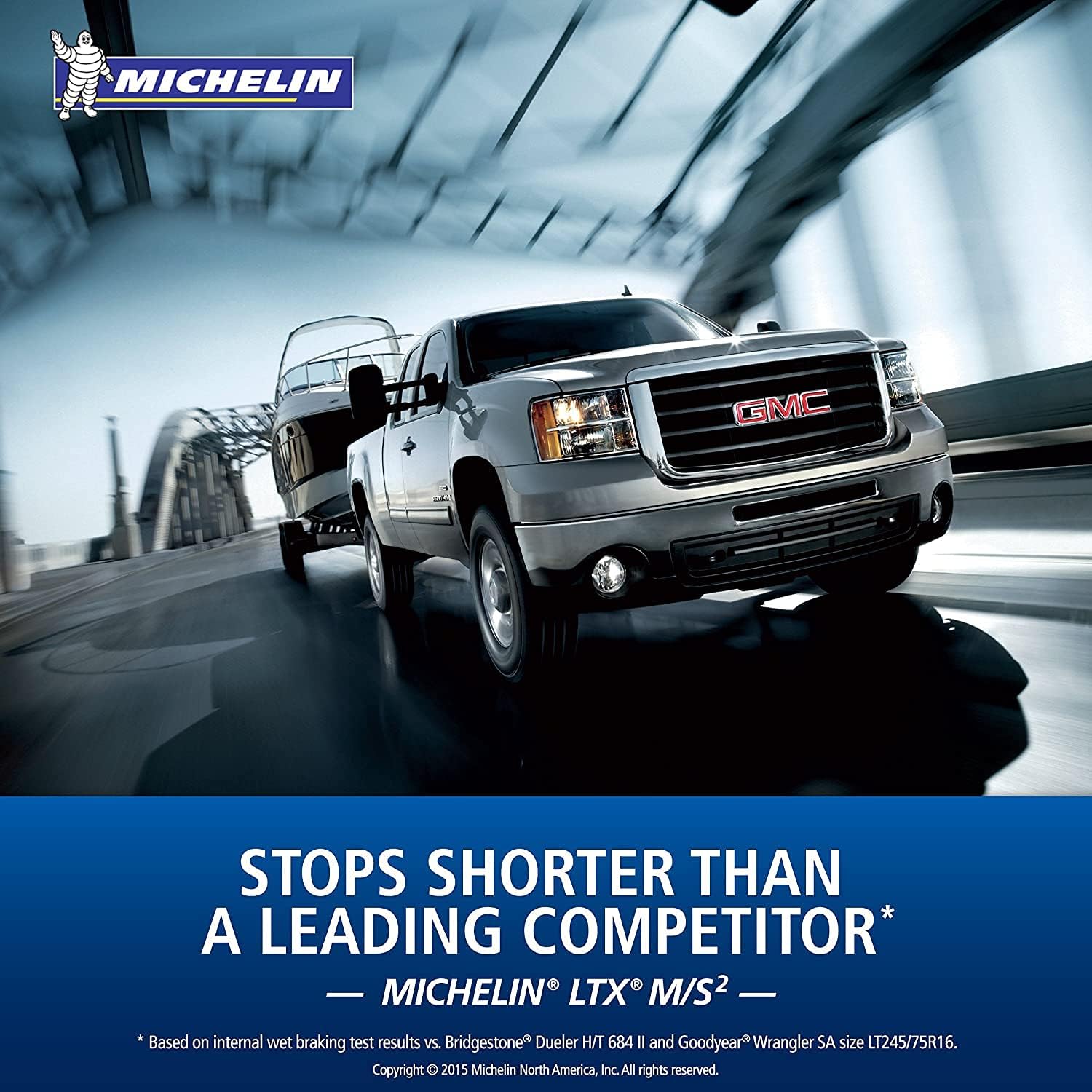 Michelin LTX M/S2 All Season Radial Car Tire for Light Trucks, SUVs and Crossovers, 275/55R20 113H