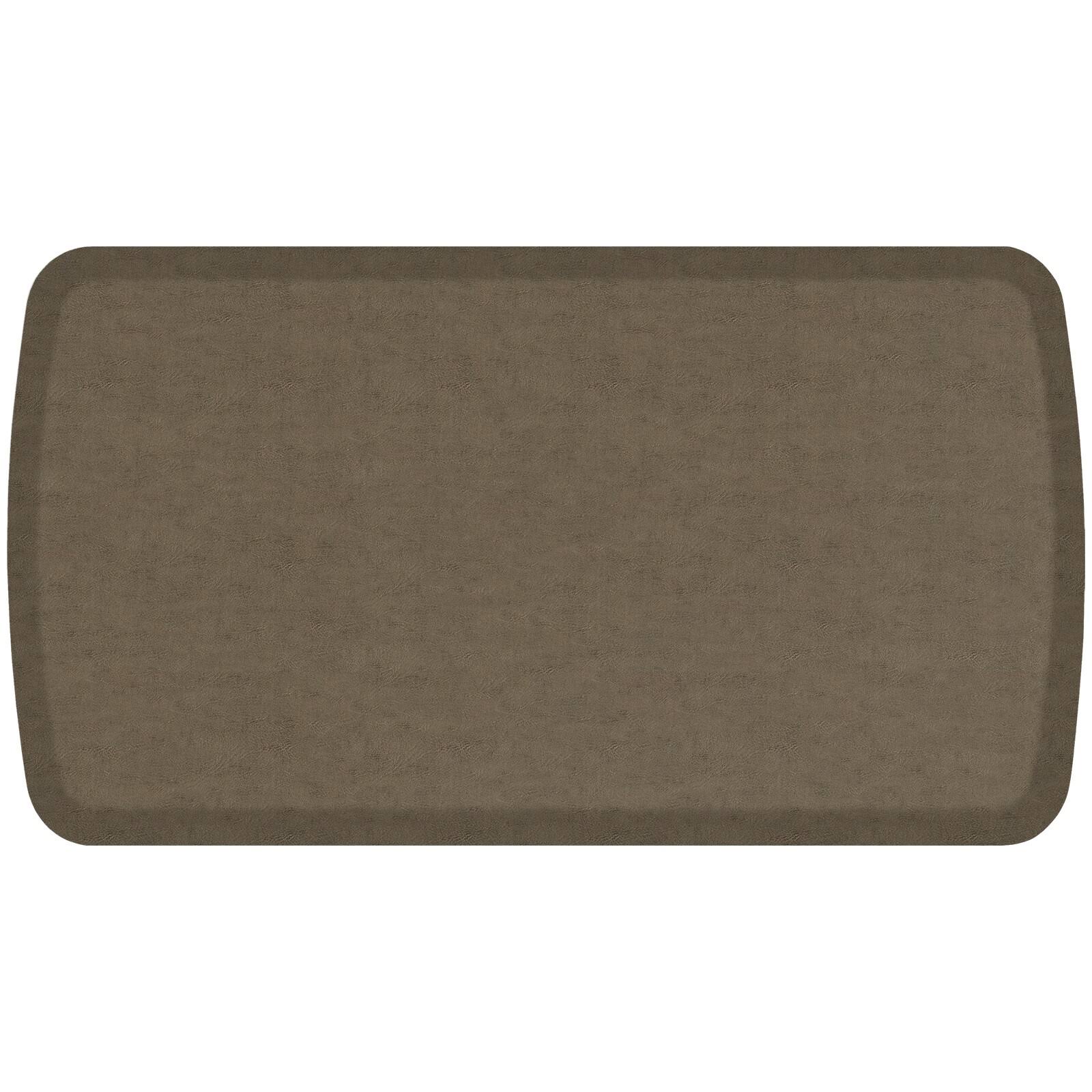 GelPro Comfort Kitchen Mat Anti Fatigue Floor Elite Vintage Leather Rustic Brown