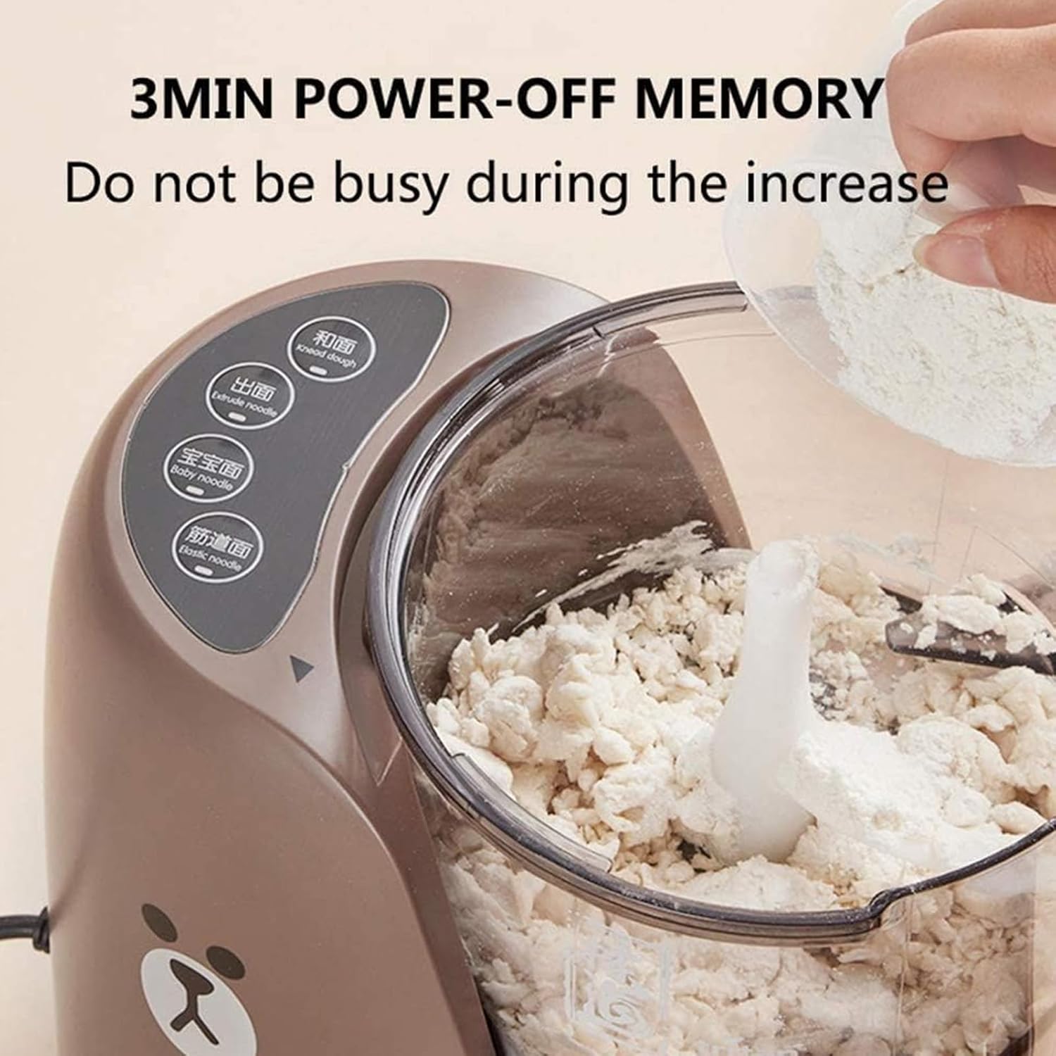 Home Automatic Noodle Maker, Non-Stick Machine Knife And Thickness Settings Electric Noodle Maker 3 Minute Power Off Memory Band Noodle Mold Quick Step 3 Step Making