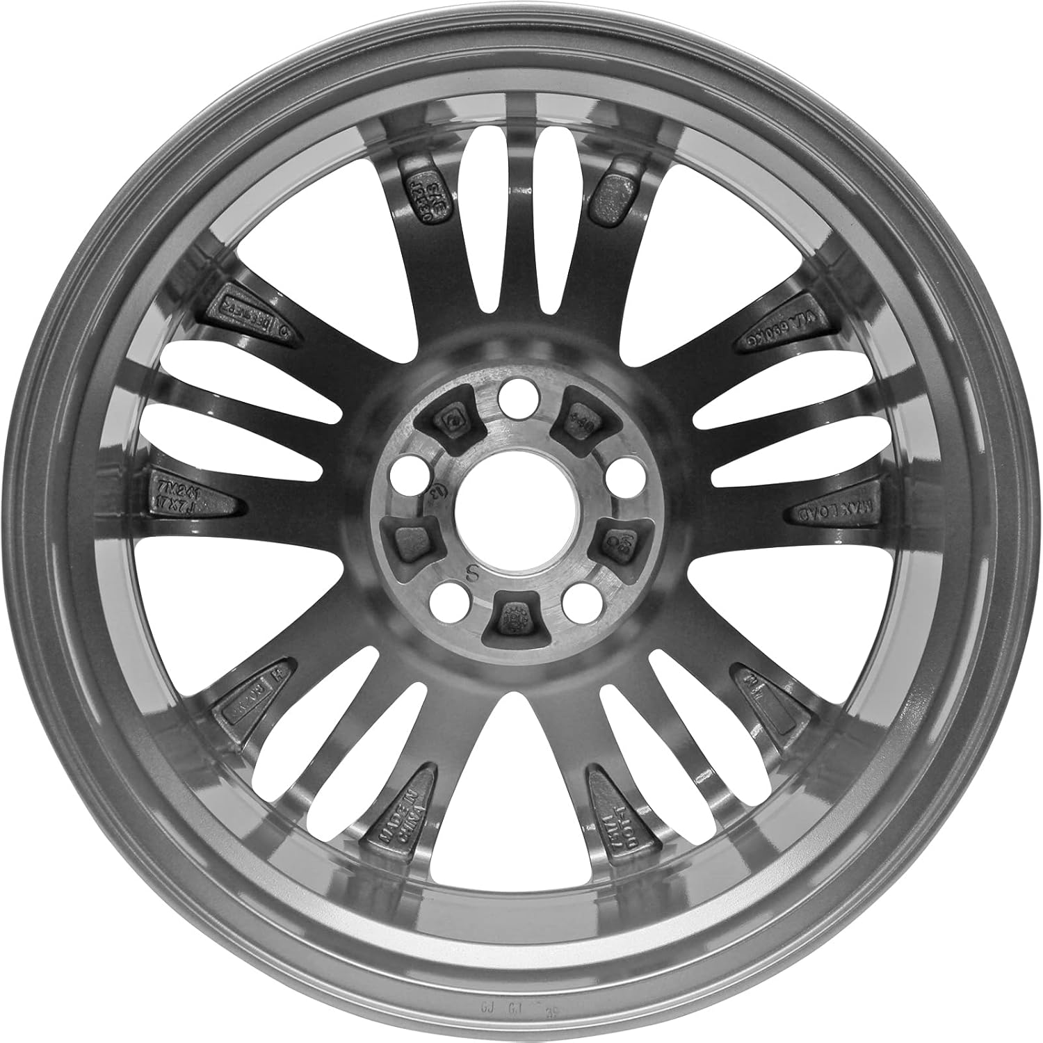 Factory Wheel Replacement New 17x7'' 17 Inch Premium Aluminum Alloy Wheel Rim for 2015 2016 2017 Toyota Camry SE | ALY75171U35N | Direct Fit - OE Stock Specs, Charcoal Grey