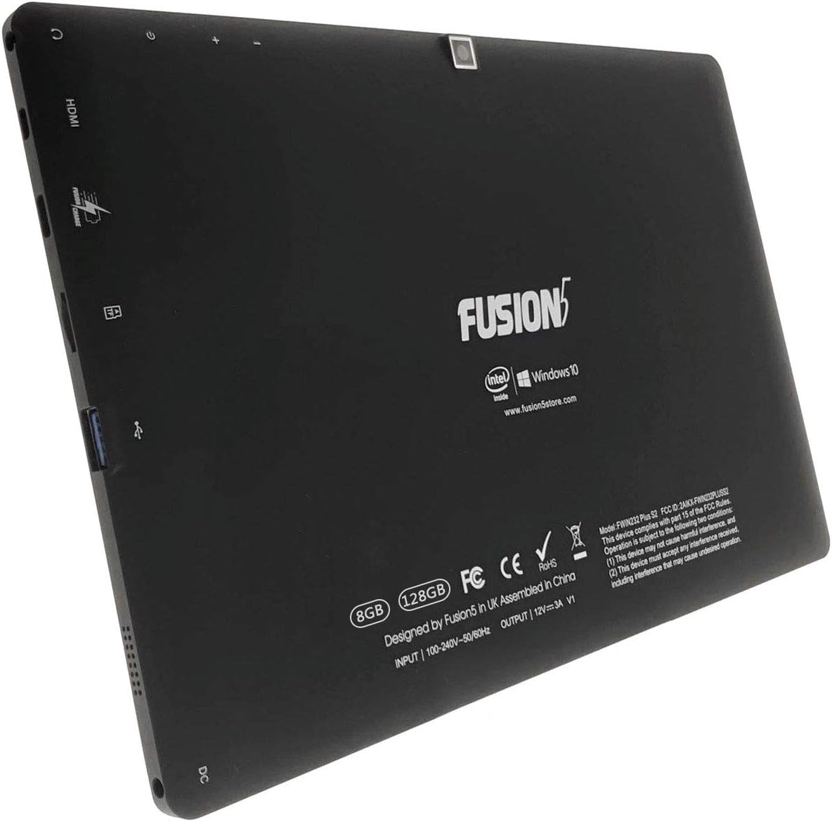 10 Windows 10 FWIN232 PRO S2 Fusion5 Ultra Slim Windows Tablet PC- (6GB RAM, 128GB Storage, 2MP Cameras, Full HD Windows 10 Professional Tablet PC)